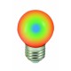 Bombilla LED 1w RGB Multicolor 80 Lm Rosca Gruesa E27 (220V) Decorativa
