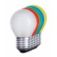 Bombilla LED 1w RGB Multicolor 80 Lm Rosca Gruesa E27 (220V) Decorativa