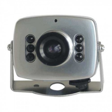 Cámara Vigilancia Miniatura 380 Líneas con Micrófono . Incluye clip para alimentación por pila de 9 V.