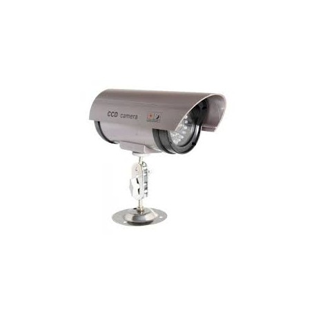 Cámara Simulada de Video Vigilancia para uso Exterior con led