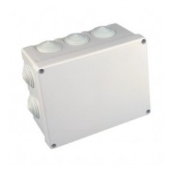 Caja de Conexión Eléctrica para Superficie190x150x80  Plástico Blanco