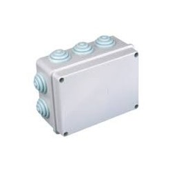Caja de Conexión Eléctrica para Superficie Estanca 150x110x74mm.
