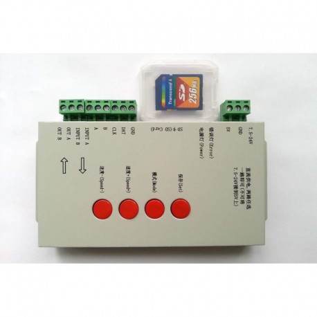 Controlador Tira Led RGB Dimmer + Control Remoto IR 4 Botones