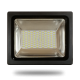 Foco Led COB PREMIUM 50w Luz Cálida 3000ºK Proyector Profesional Impermeable IP65,  Reflector Chip Bridgelux para exterior GRIS