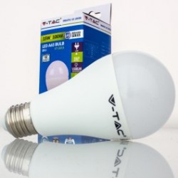 Bombilla LED V-TAC 15w E27 1500Lm Luz Natural 4500ºK Esférica A65 200º Apertura Luz